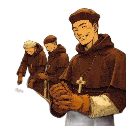 staff, concept art, comic book art, watercolor transparent PNG cut-out