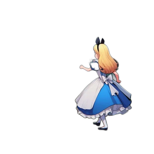 dress, staff, weapon, crown transparent PNG cut-out