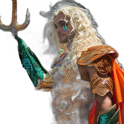 dragon, staff, creature, mask transparent PNG cut-out
