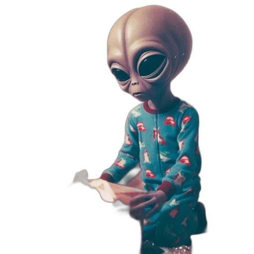 creature, robot, dress, staff transparent PNG cut-out