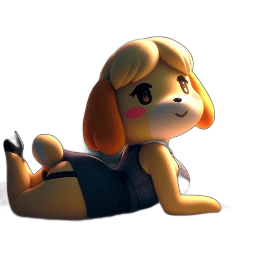 staff, animal, creature, 3d render transparent PNG cut-out