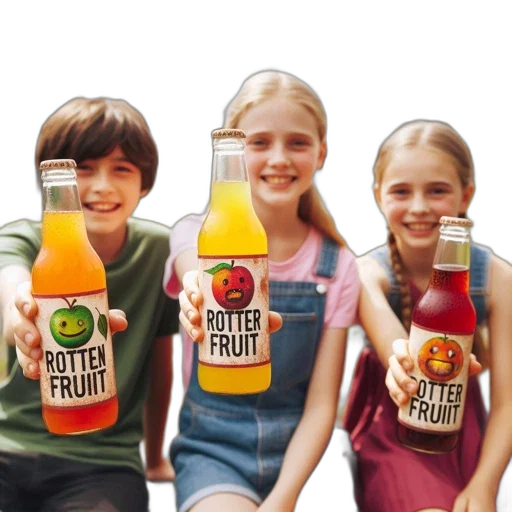 bottle, food, photorealistic, 3d render transparent PNG cut-out