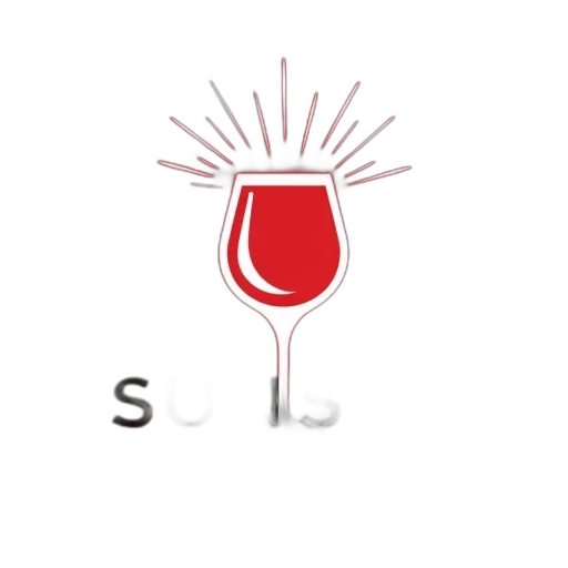 staff, red, stylized, logo transparent PNG cut-out
