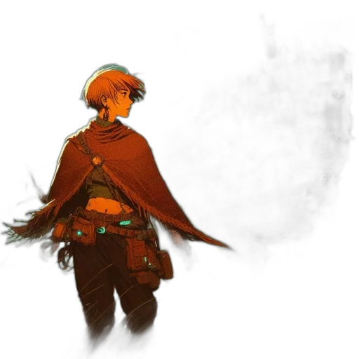 staff, jacket, sword, weapon transparent PNG cut-out