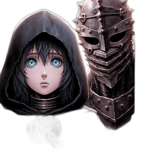 mask, sword, face, crown transparent PNG cut-out