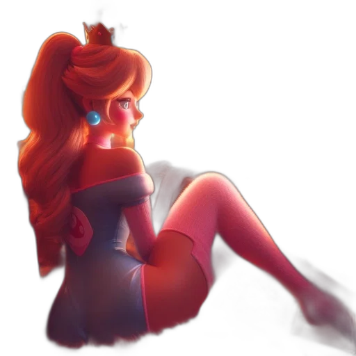 dress, crown, staff, face transparent PNG cut-out