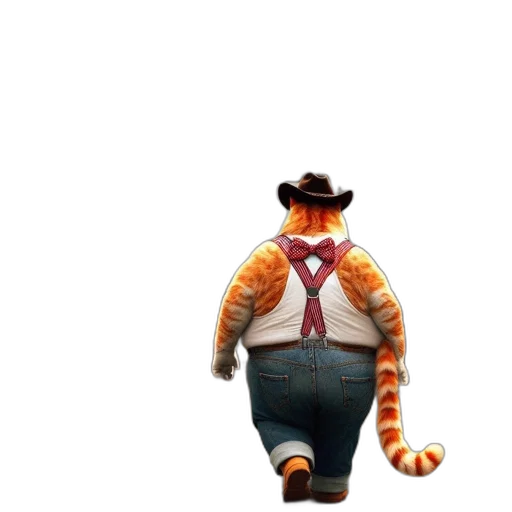 animal, hat, creature, staff transparent PNG cut-out