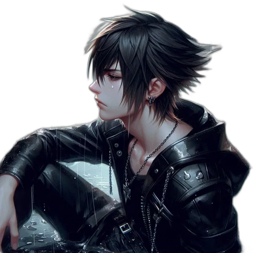 jacket, face, photorealistic, concept art transparent PNG cut-out