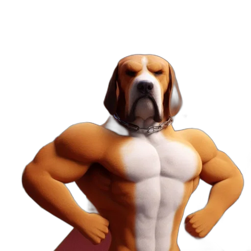 animal, creature, robot, 3d render transparent PNG cut-out
