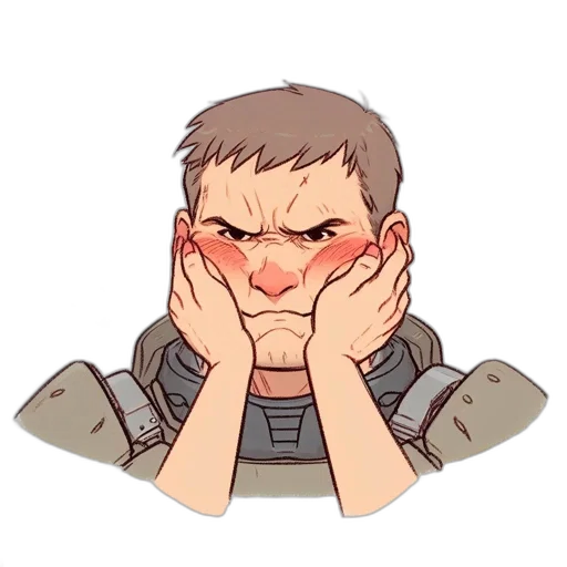 face, mask, pixel art, concept art transparent PNG cut-out
