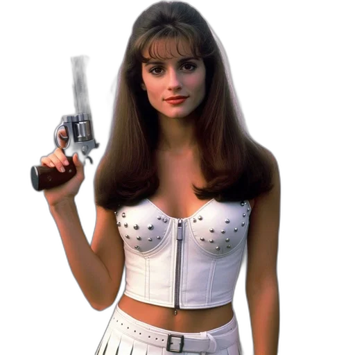 weapon, concept art, woman, long transparent PNG cut-out