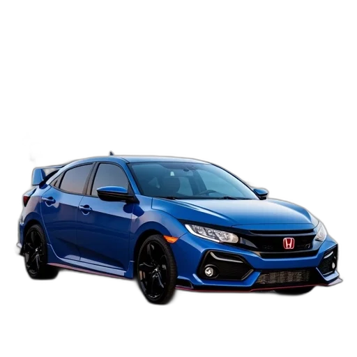 car, 3d render, 2017, honda transparent PNG cut-out