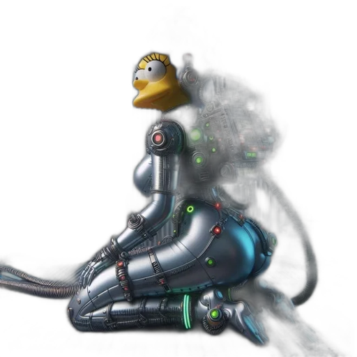 robot, creature, animal, concept art transparent PNG cut-out
