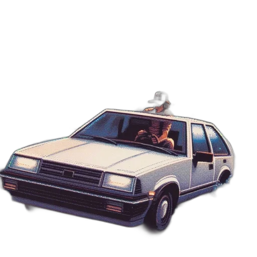 car, robot, weapon, hat transparent PNG cut-out