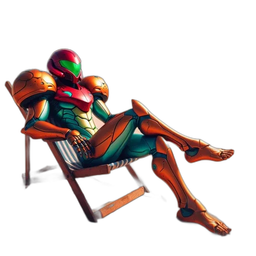 furniture, robot, 3d render, concept art transparent PNG cut-out
