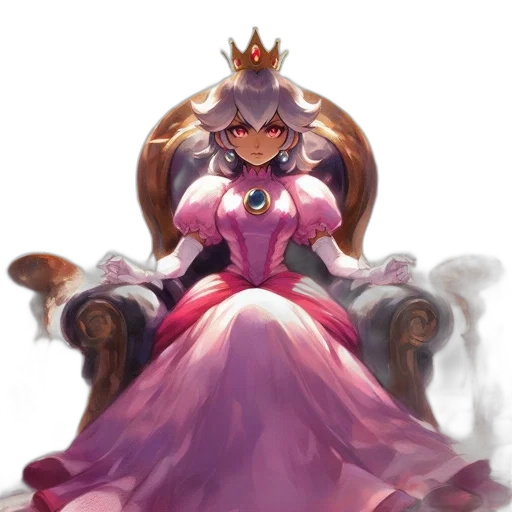crown, dress, staff, concept art transparent PNG cut-out