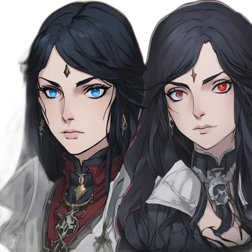 face, concept art, fantasy art, pixel art transparent PNG cut-out