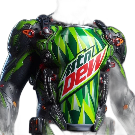 robot, bottle, weapon, jacket transparent PNG cut-out