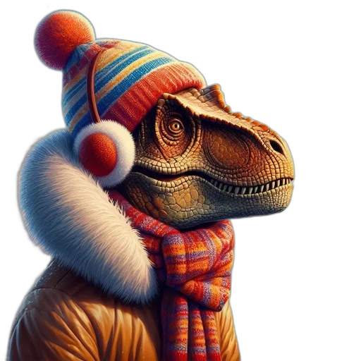 dragon, hat, animal, creature transparent PNG cut-out