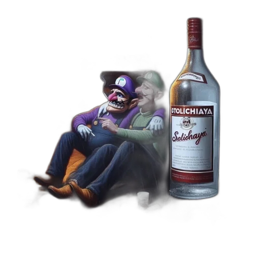 bottle, mask, animal, hat transparent PNG cut-out