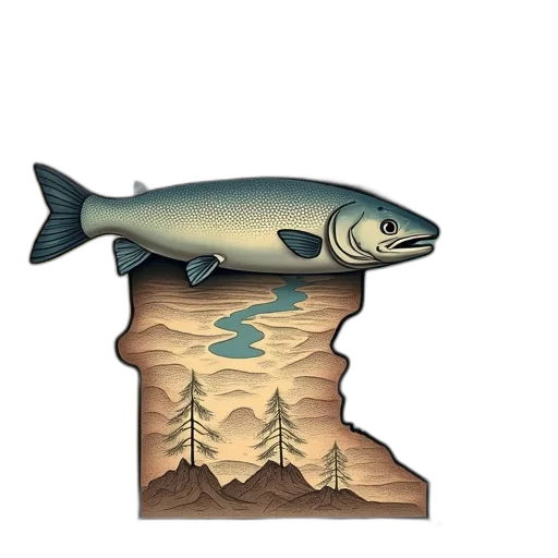 animal, concept art, watercolor, pixel art transparent PNG cut-out