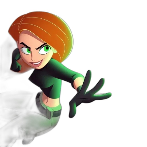 concept art, 3d render, comic book art, cartoon transparent PNG cut-out