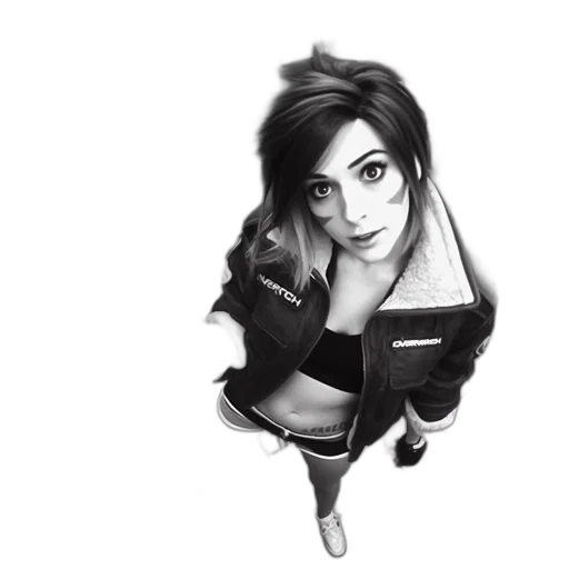jacket, face, staff, robot transparent PNG cut-out