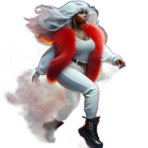 jacket, concept art, fantasy art, 3d render transparent PNG cut-out