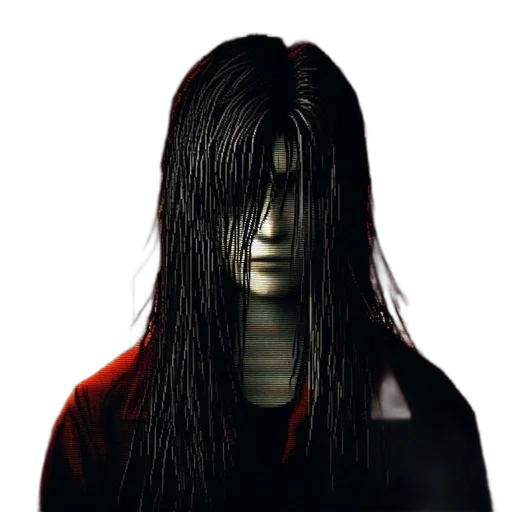hair, creature, mask, face transparent PNG cut-out