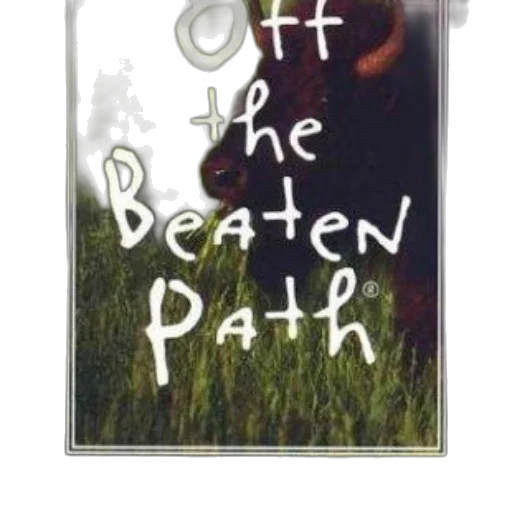 off, beaten, path, text transparent PNG cut-out