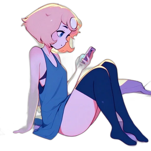 dress, staff, creature, weapon transparent PNG cut-out
