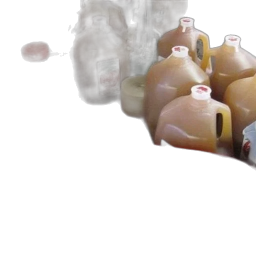 bottle, food, 3d render, red transparent PNG cut-out