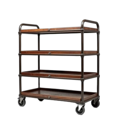 furniture, service, trolley, four transparent PNG cut-out