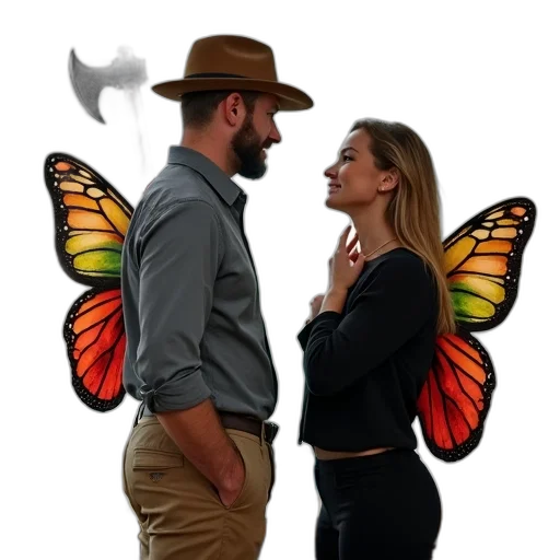 hat, jacket, umbrella, concept art transparent PNG cut-out