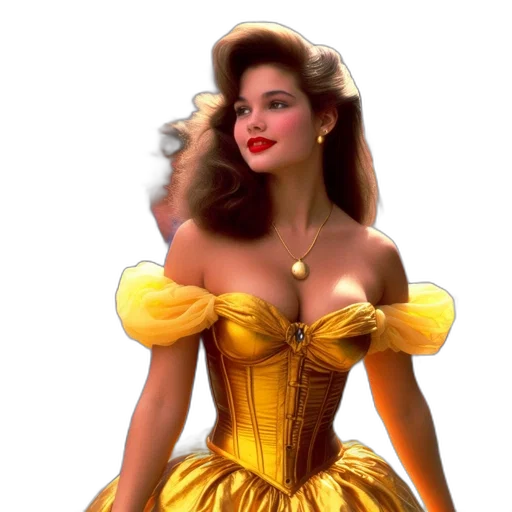 dress, crown, photorealistic, concept art transparent PNG cut-out
