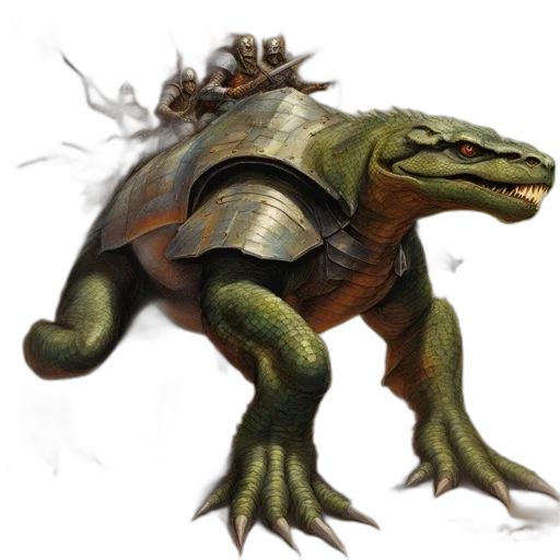 dragon, creature, animal, staff transparent PNG cut-out