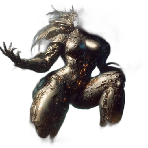 robot, creature, weapon, dragon transparent PNG cut-out