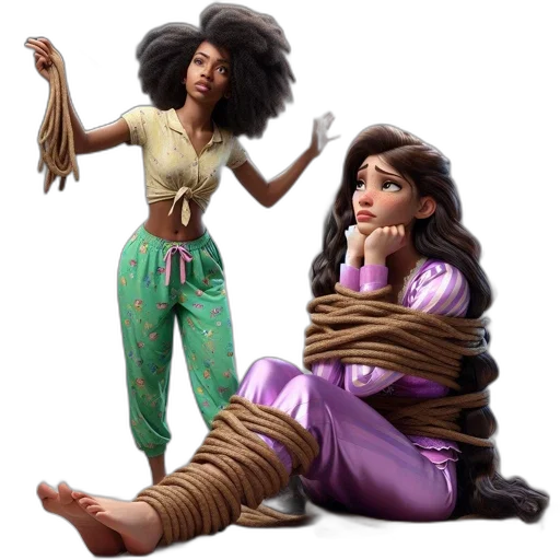 hair, concept art, fantasy art, 3d render transparent PNG cut-out