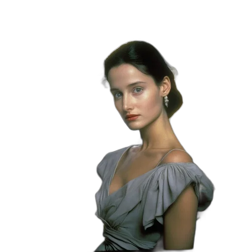 dress, jewelry, robot, face transparent PNG cut-out