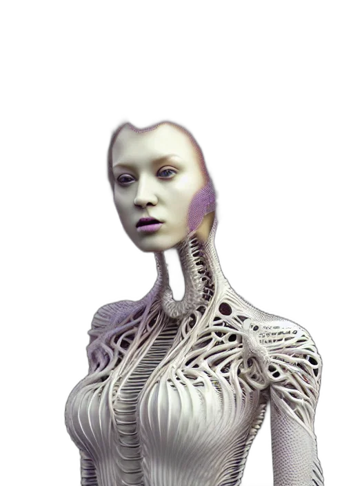 robot, dress, creature, jewelry transparent PNG cut-out