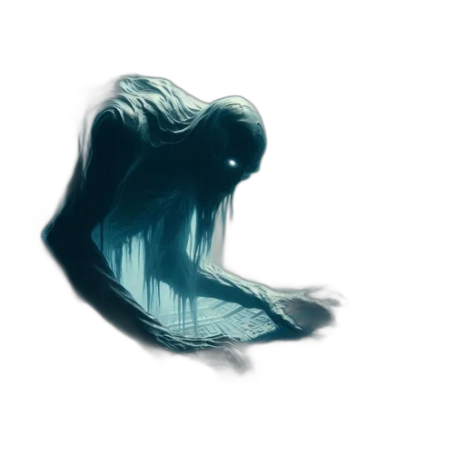 creature, mask, hair, face transparent PNG cut-out