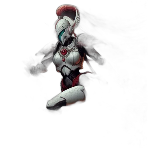 robot, mask, weapon, sword transparent PNG cut-out