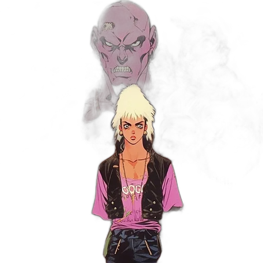 jacket, mask, concept art, comic book art transparent PNG cut-out
