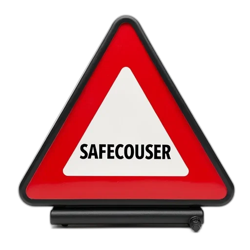 jacket, red, triangular, sign transparent PNG cut-out