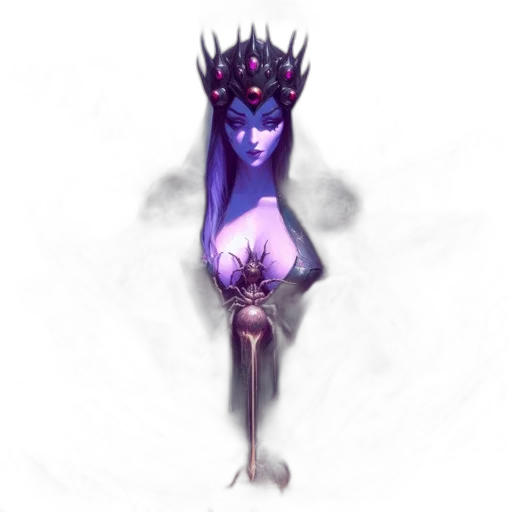staff, creature, crown, dragon transparent PNG cut-out
