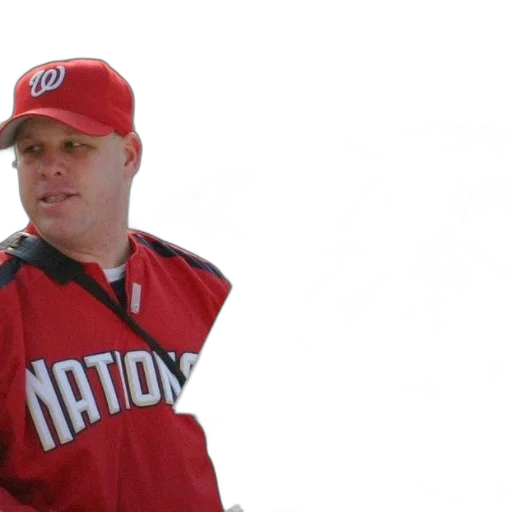 staff, jacket, man, red transparent PNG cut-out