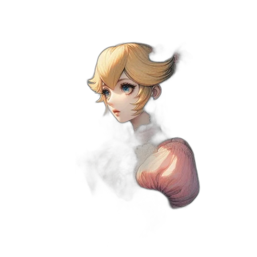 face, hair, mask, staff transparent PNG cut-out