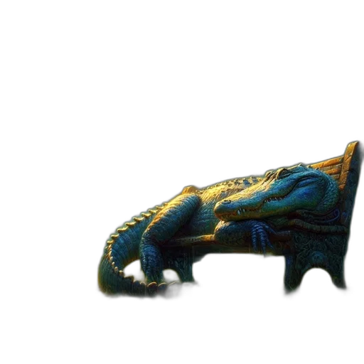 dragon, creature, animal, furniture transparent PNG cut-out