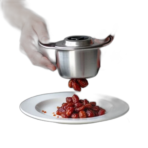 food, 3d render, photorealistic, hand transparent PNG cut-out