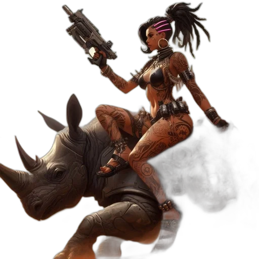 weapon, concept art, fantasy art, comic book art transparent PNG cut-out